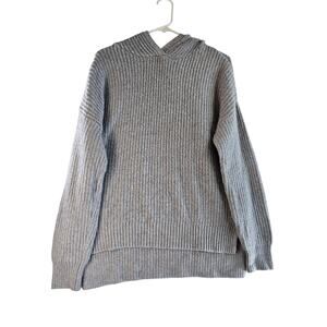 Rachel Zoe Gray Women's Hooded Sweater Size L